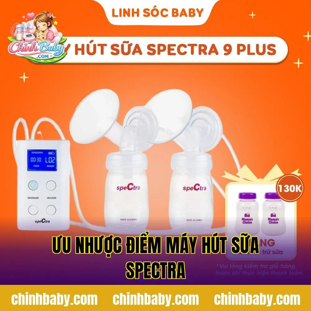Ưu nhược điểm máy hút sữa Spectra