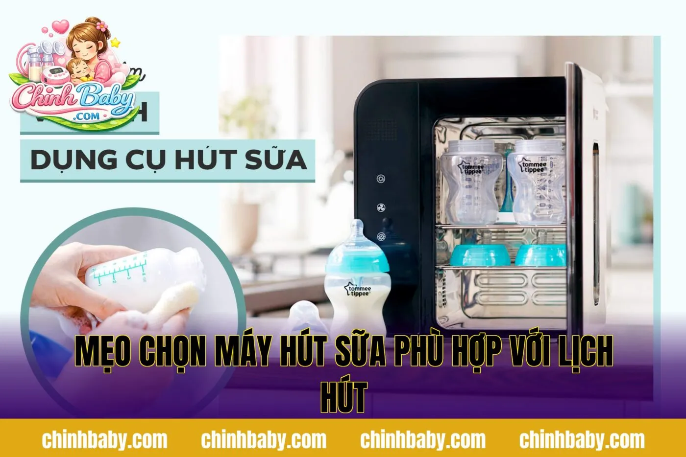 mẹo chọn máy hút sữa phù hợp với lịch hút