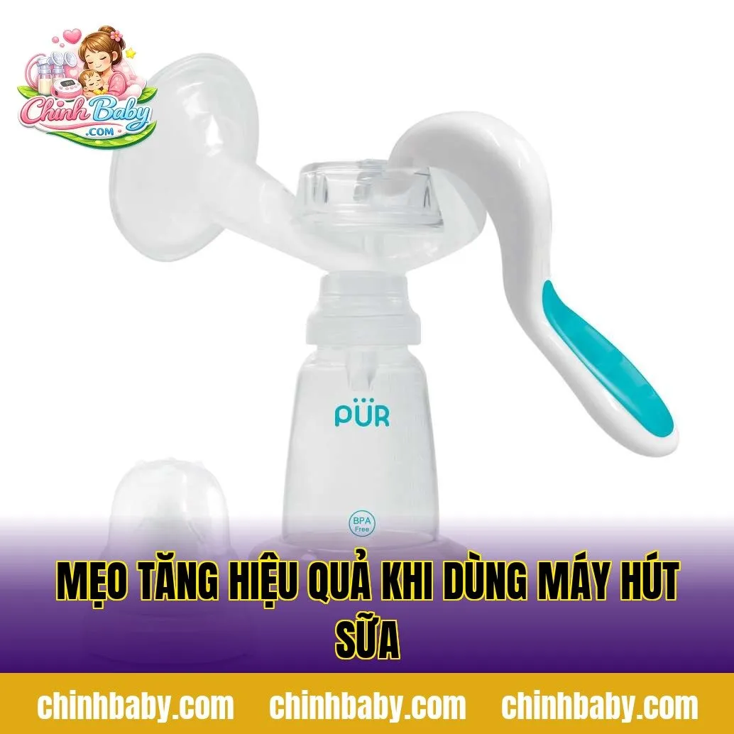 Mẹo tăng hiệu quả khi dùng máy hút sữa