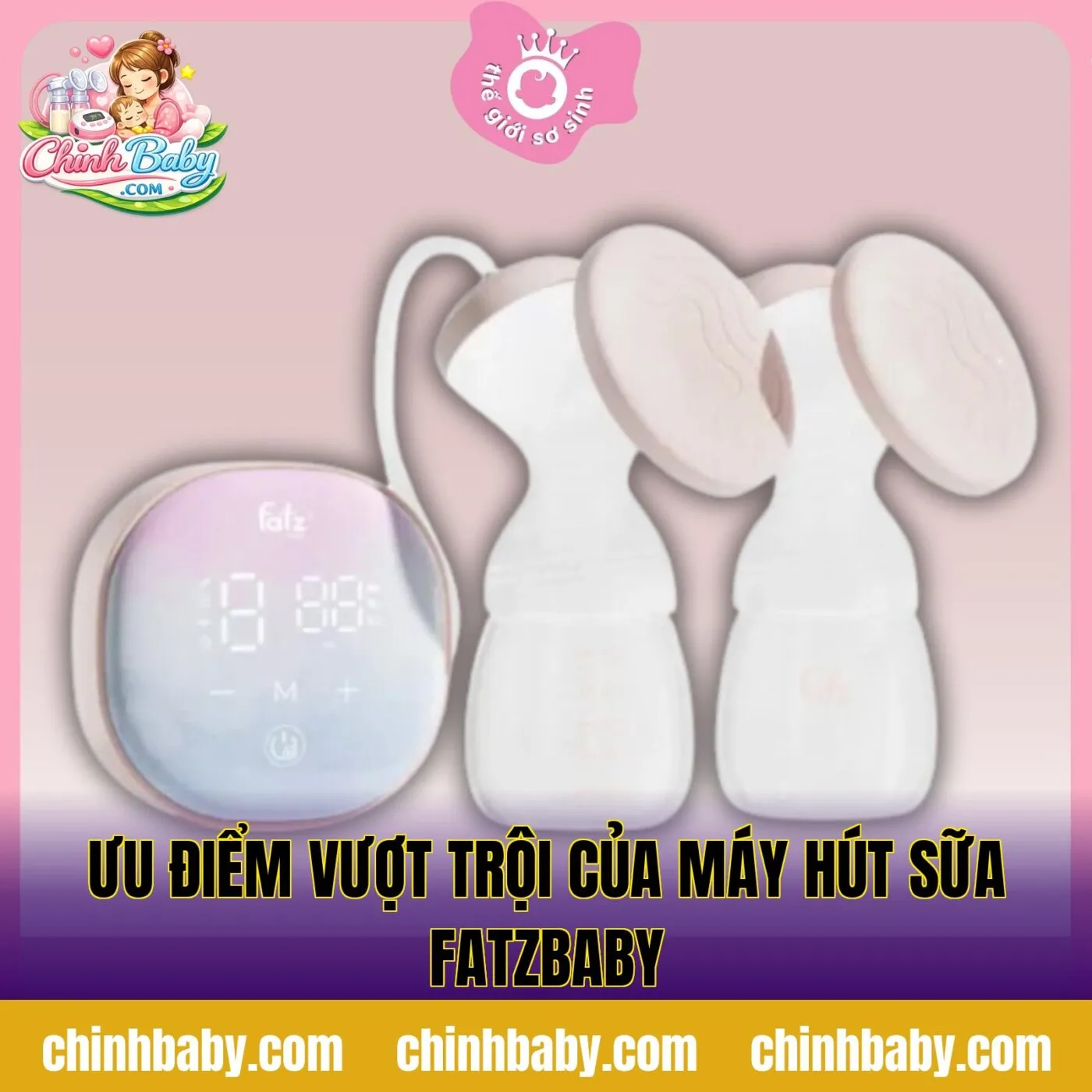 Ưu điểm vượt trội của máy hút sữa Fatzbaby