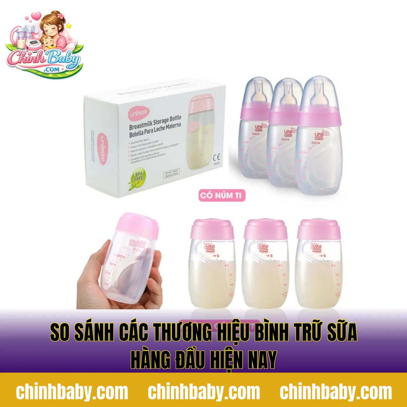 so sánh các thương hiệu bình trữ sữa hàng đầu hiện nay