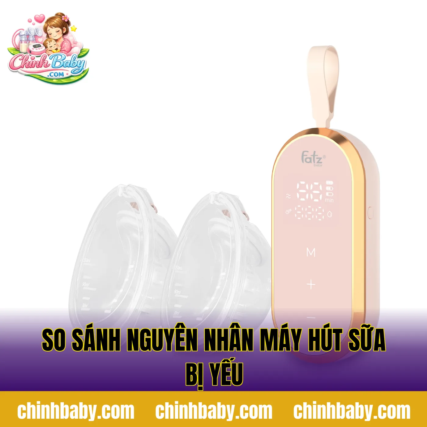 so sánh nguyên nhân máy hút sữa bị yếu