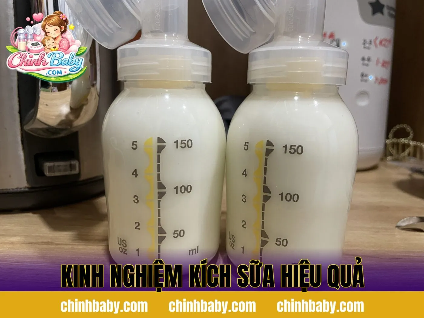 Kinh nghiệm kích sữa hiệu quả