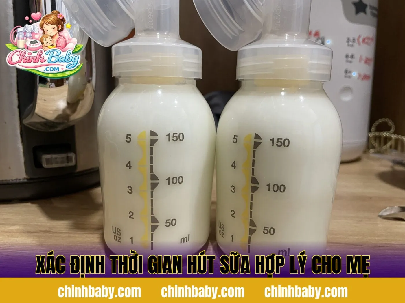 xác định thời gian hút sữa hợp lý cho mẹ