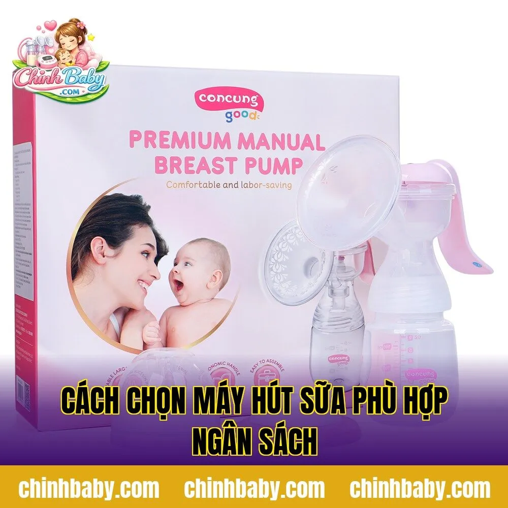 Cách chọn máy hút sữa phù hợp ngân sách