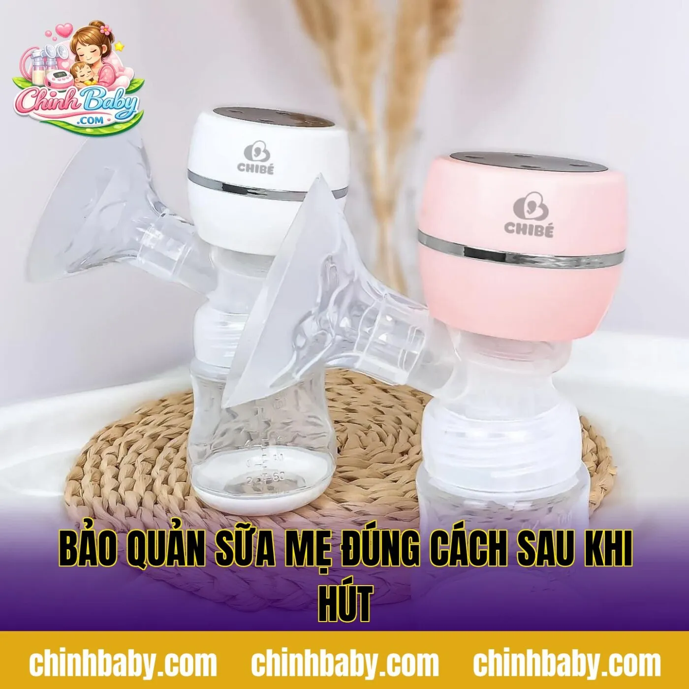 Bảo quản sữa mẹ đúng cách sau khi hút