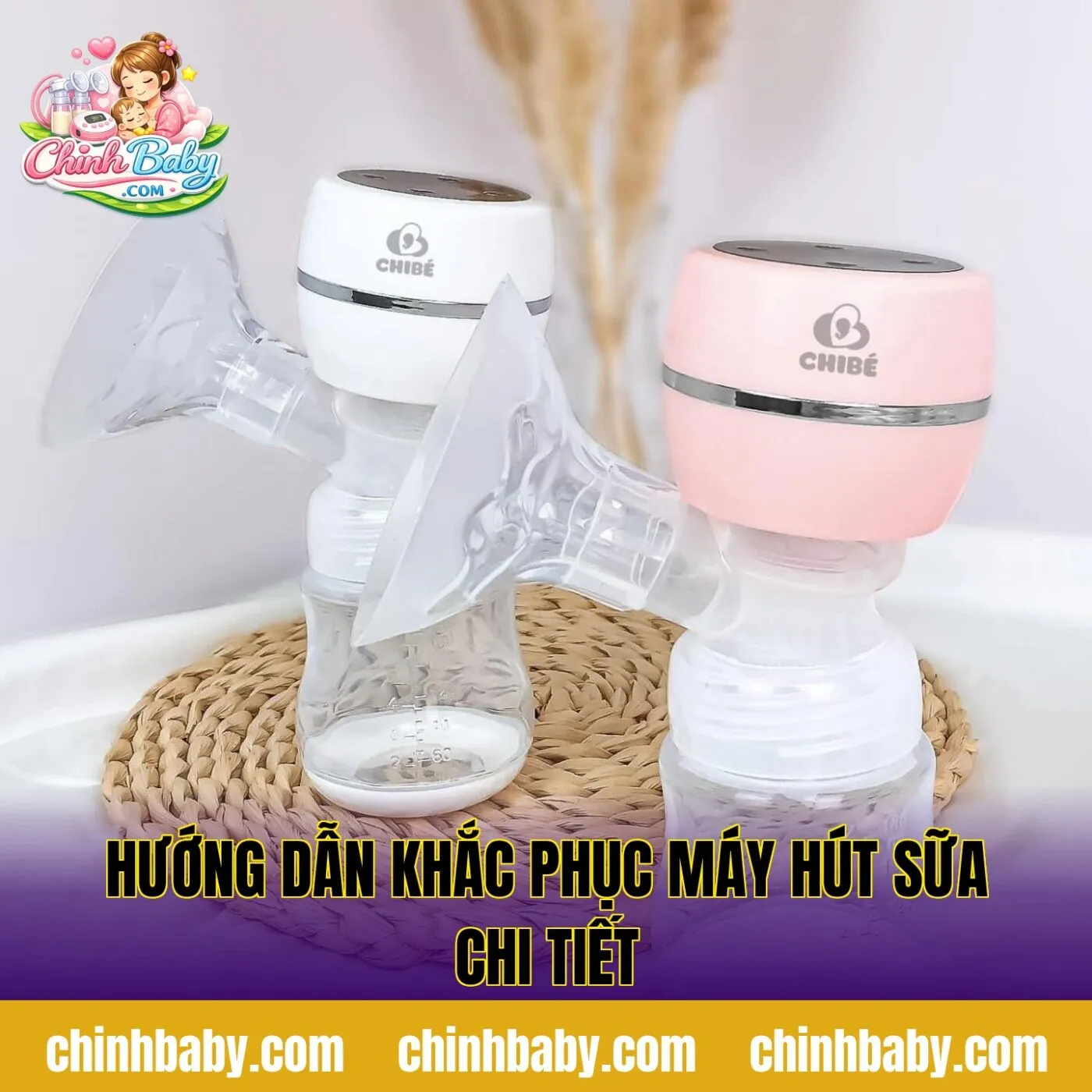 hướng dẫn khắc phục máy hút sữa chi tiết