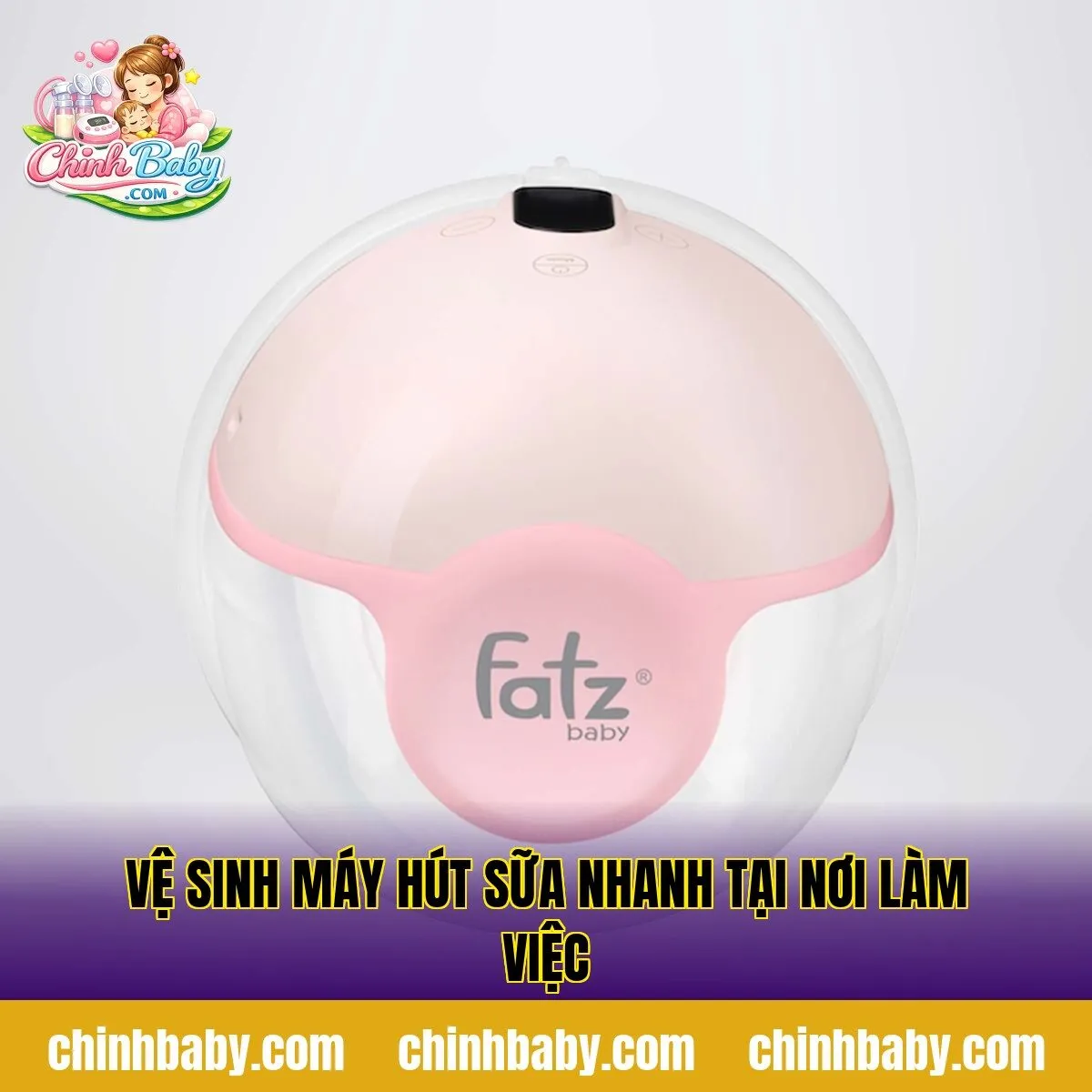 Vệ sinh máy hút sữa nhanh tại nơi làm việc