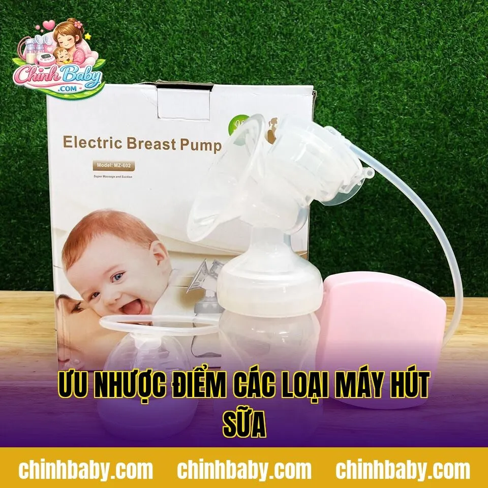 Ưu nhược điểm các loại máy hút sữa