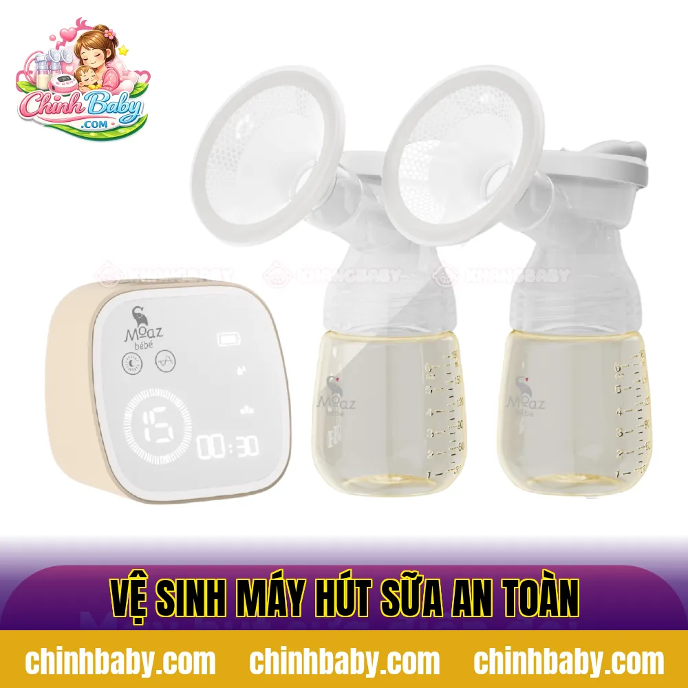 Cách Vệ Sinh Máy Hút Sữa An Toàn Cho Bé