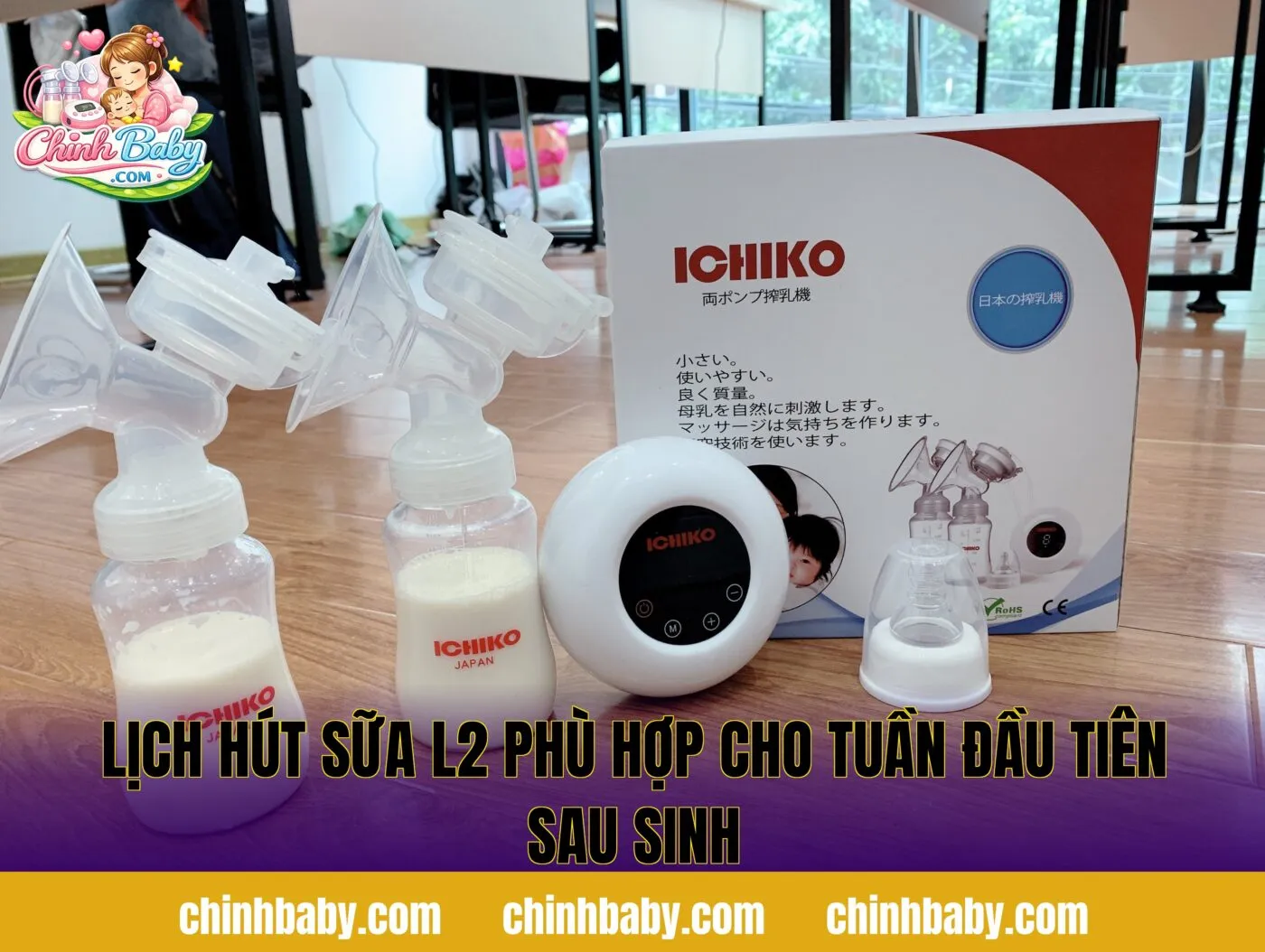 lịch hút sữa L2 phù hợp cho tuần đầu tiên sau sinh