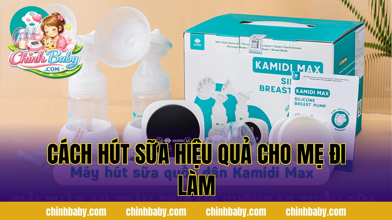 Cách hút sữa hiệu quả cho mẹ đi làm