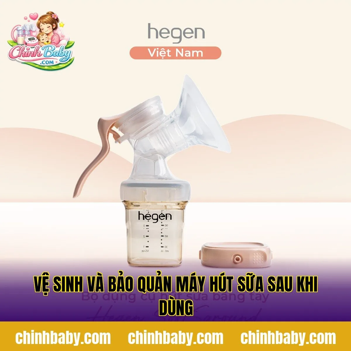 Vệ sinh và bảo quản máy hút sữa sau khi dùng