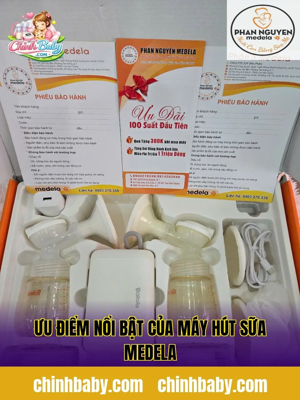 Ưu điểm nổi bật của máy hút sữa Medela