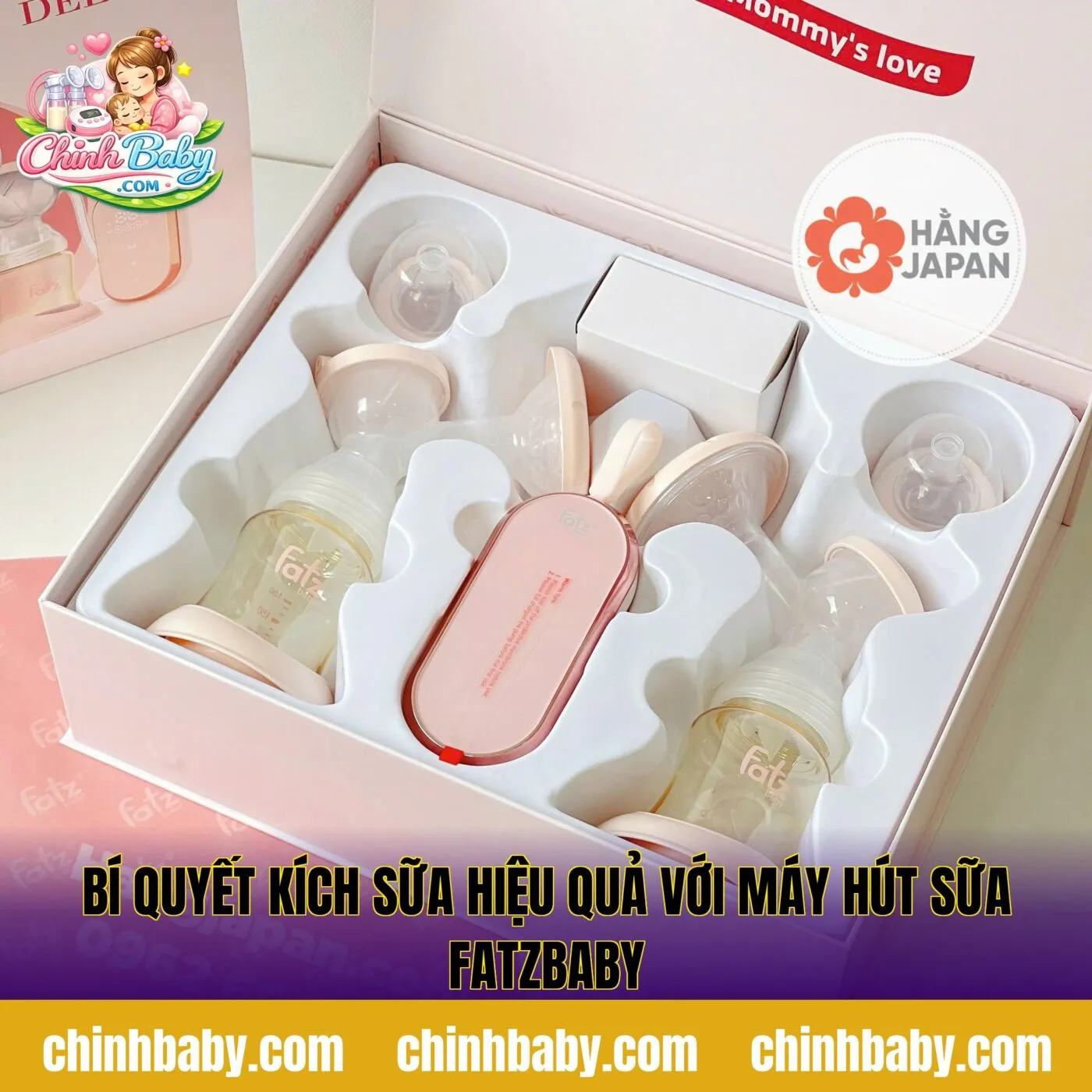 Bí quyết kích sữa hiệu quả với máy hút sữa Fatzbaby