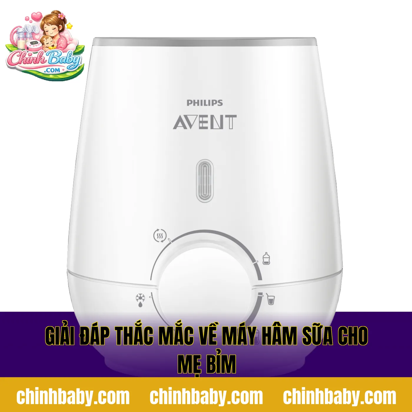 Giải đáp thắc mắc về máy hâm sữa cho mẹ bỉm