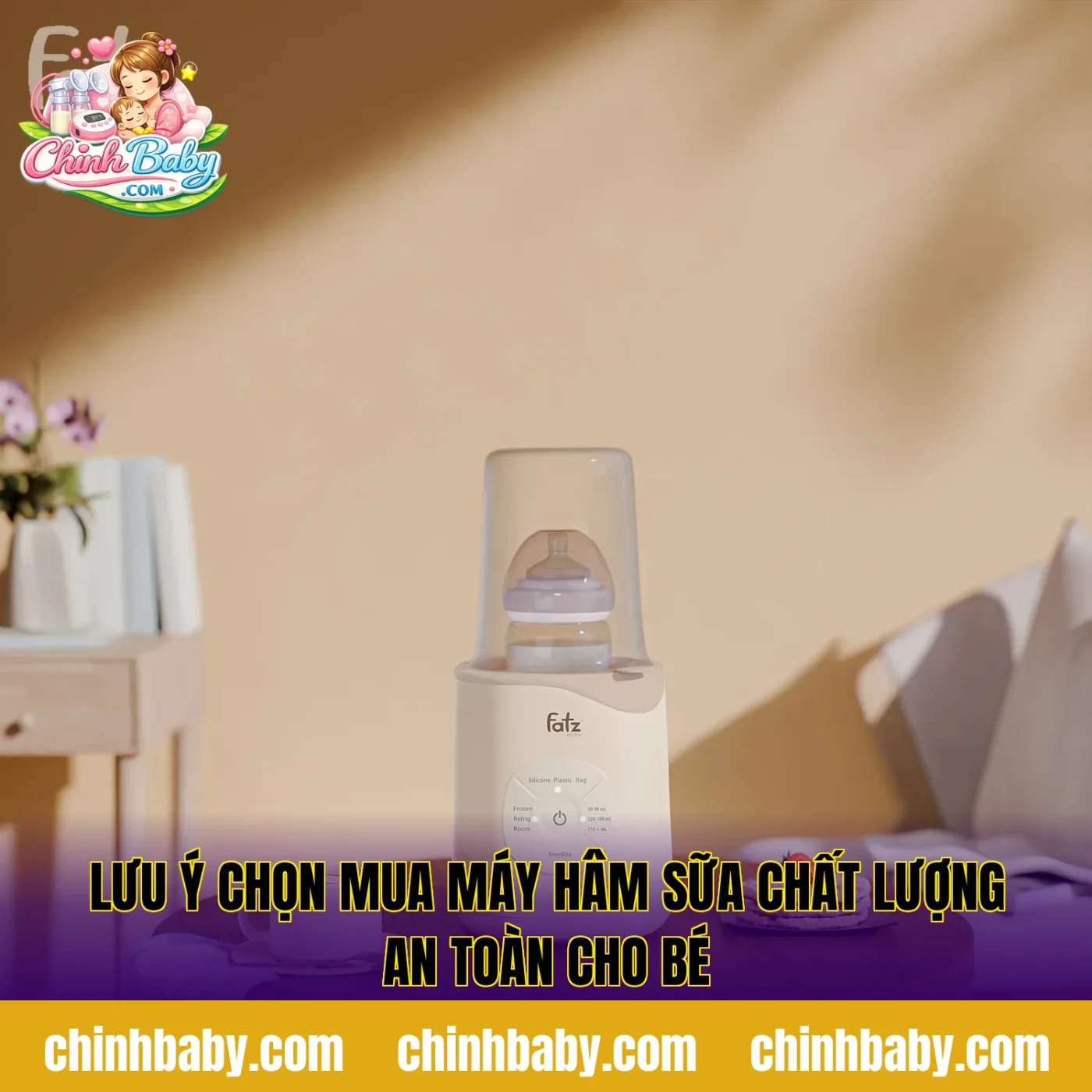 Lưu ý chọn mua máy hâm sữa chất lượng an toàn cho bé