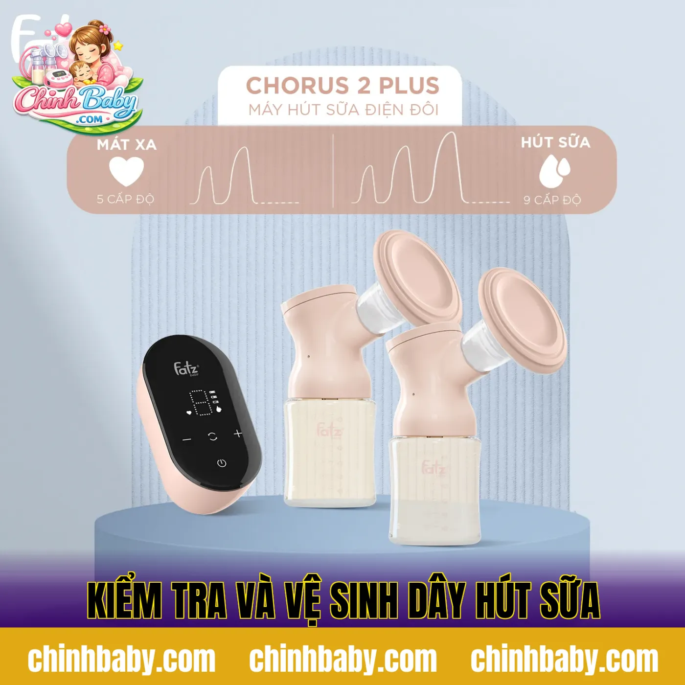 kiểm tra và vệ sinh dây hút sữa