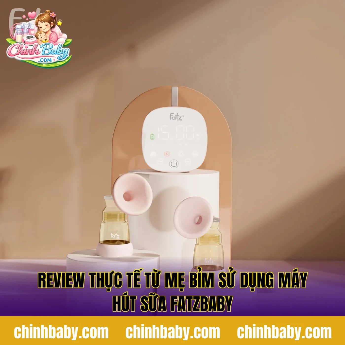 Review thực tế từ mẹ bỉm sử dụng máy hút sữa Fatzbaby