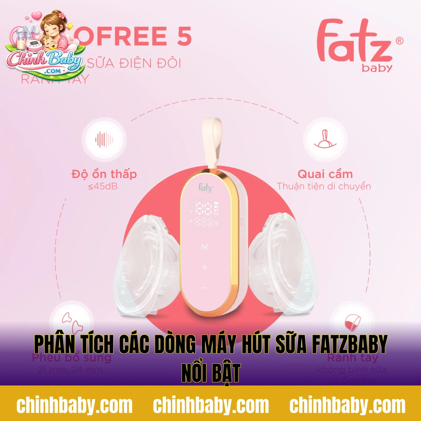 Phân tích các dòng máy hút sữa Fatzbaby nổi bật