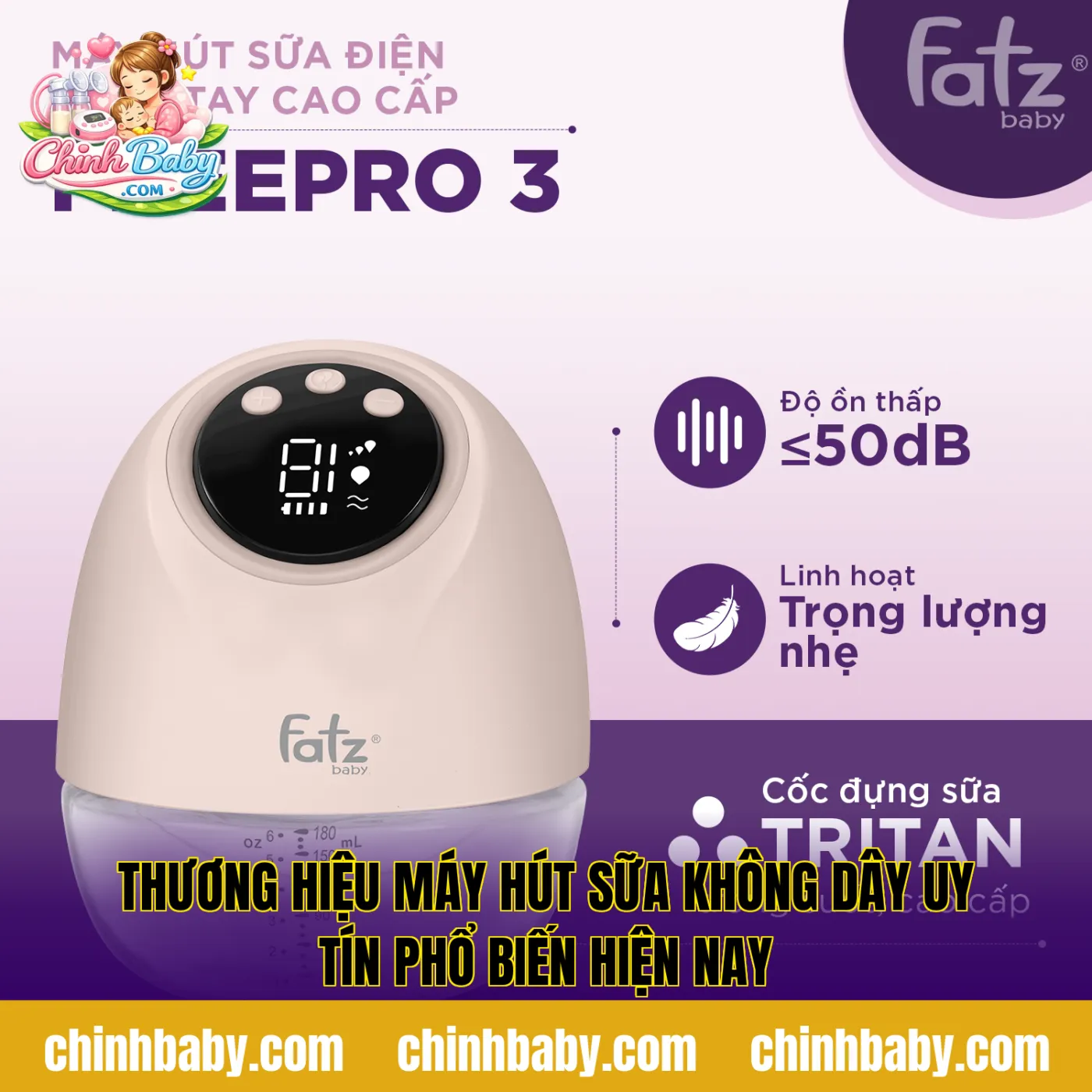 thương hiệu máy hút sữa không dây uy tín phổ biến hiện nay