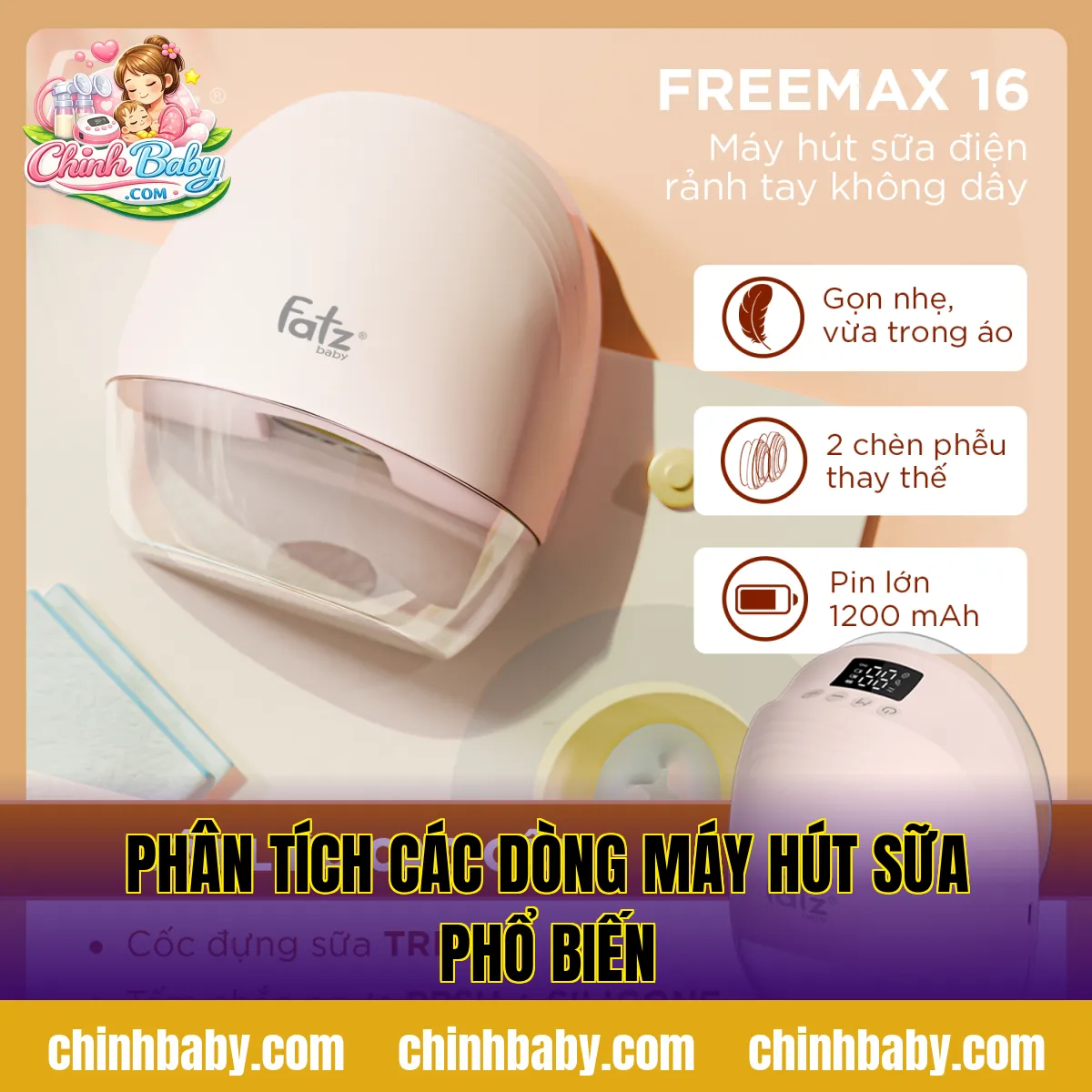 Phân tích các dòng máy hút sữa phổ biến