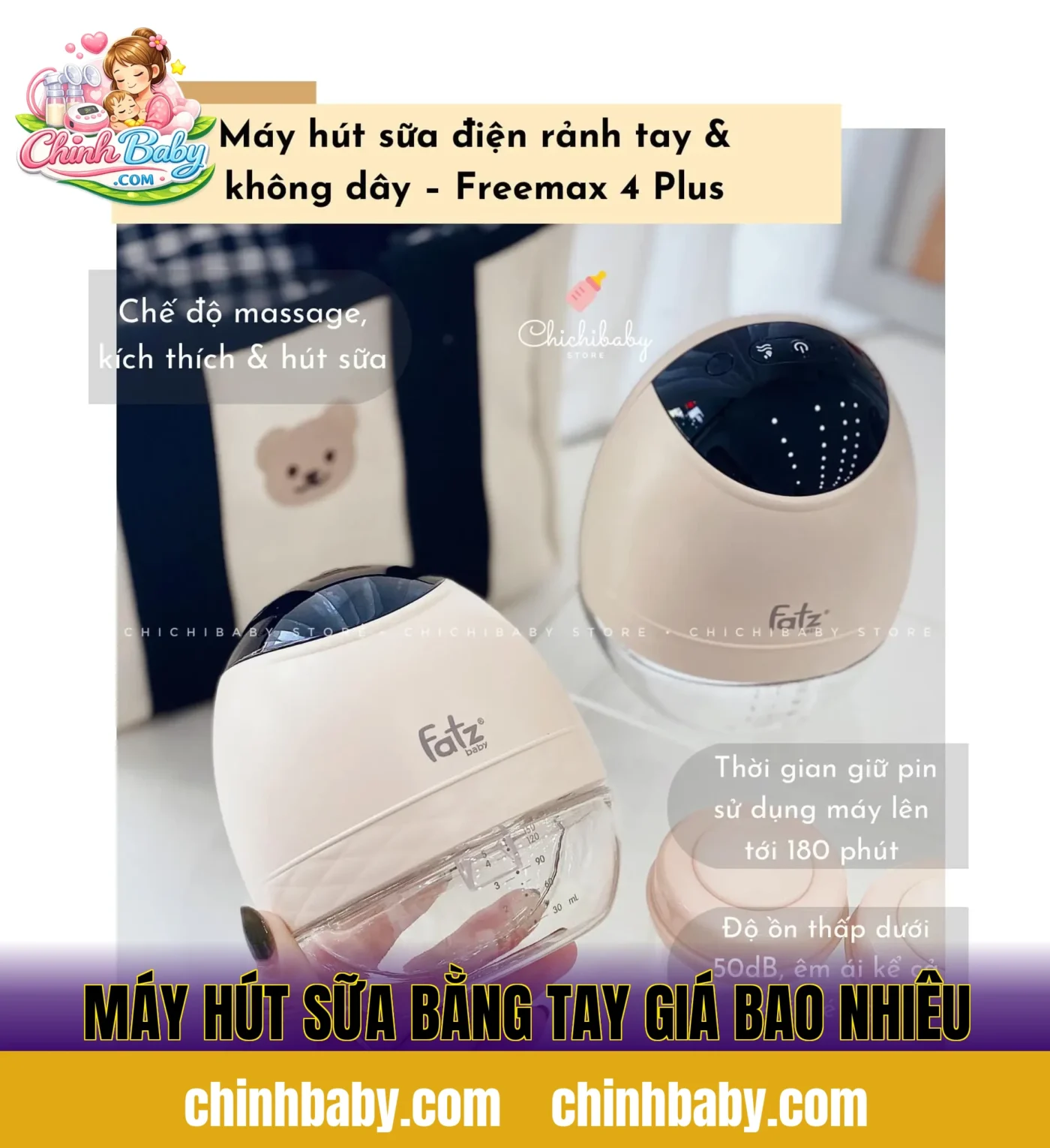 Máy hút sữa bằng tay giá bao nhiêu