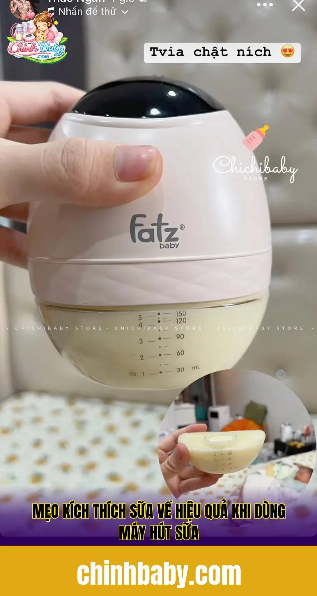 mẹo kích thích sữa về hiệu quả khi dùng máy hút sữa