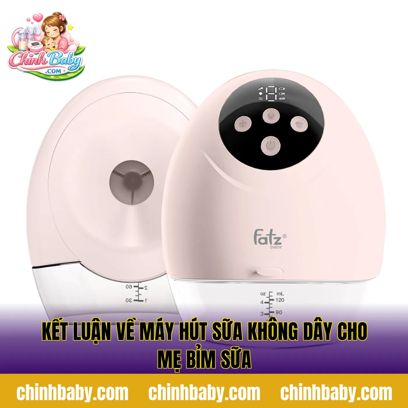 kết luận về máy hút sữa không dây cho mẹ bỉm sữa