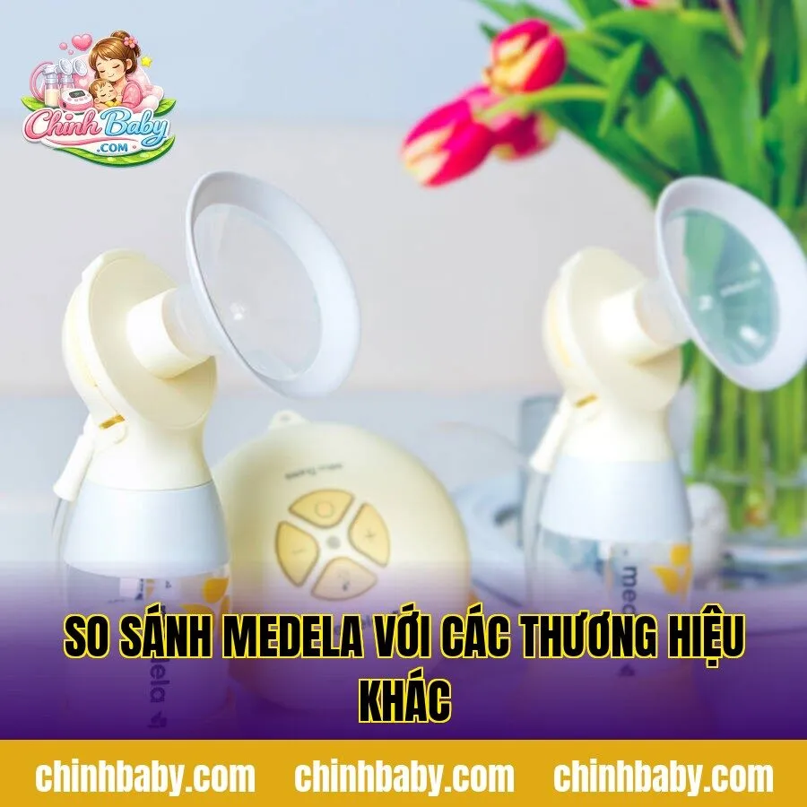 So sánh Medela với các thương hiệu khác