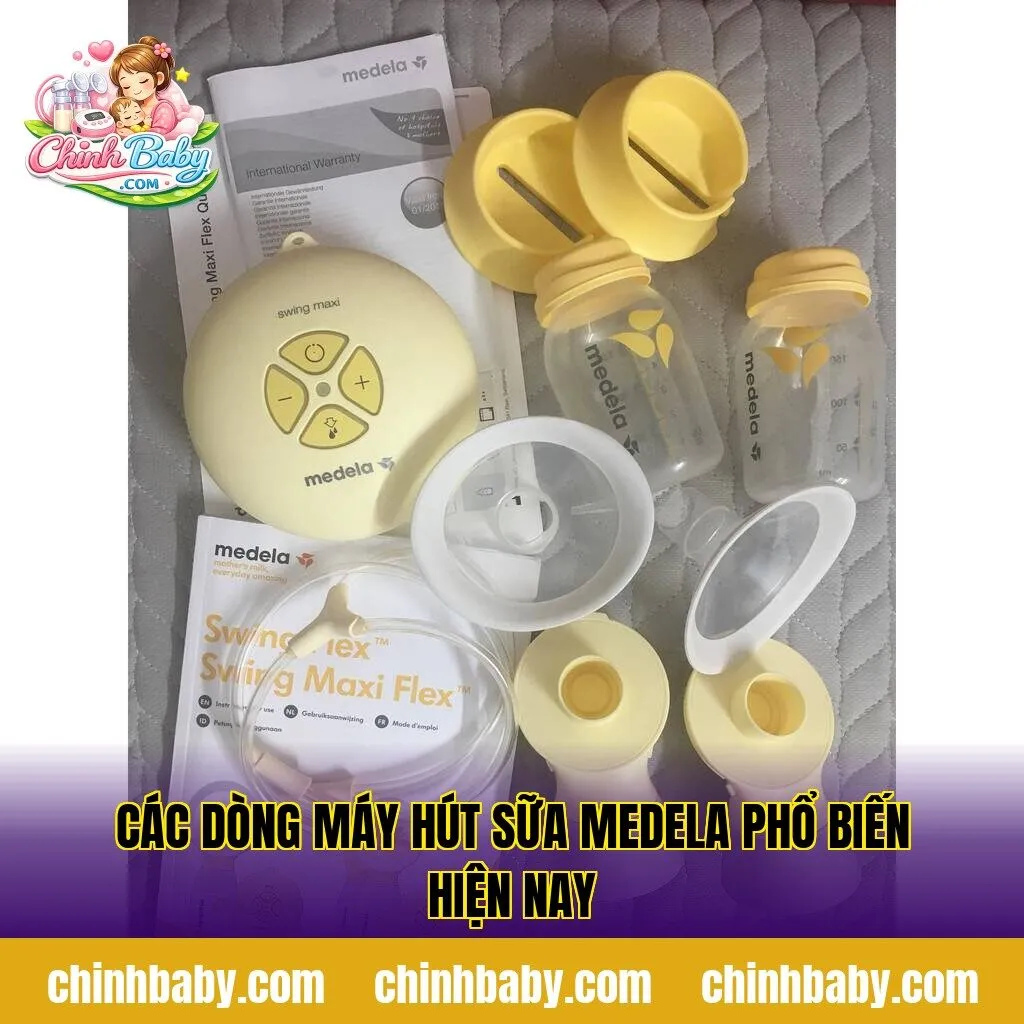 Các dòng máy hút sữa Medela phổ biến hiện nay