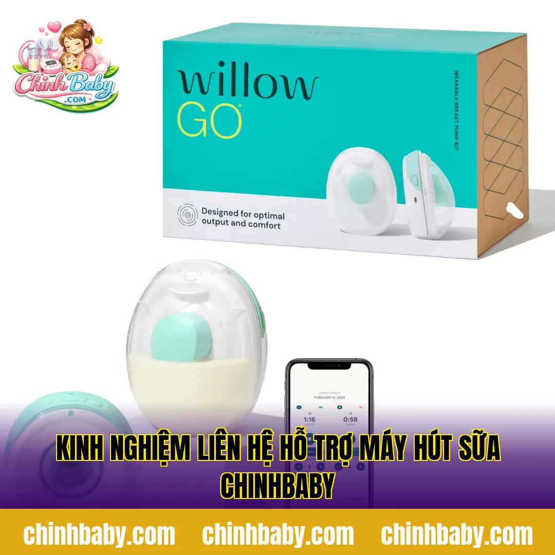 Kinh nghiệm liên hệ hỗ trợ máy hút sữa ChinhBaby