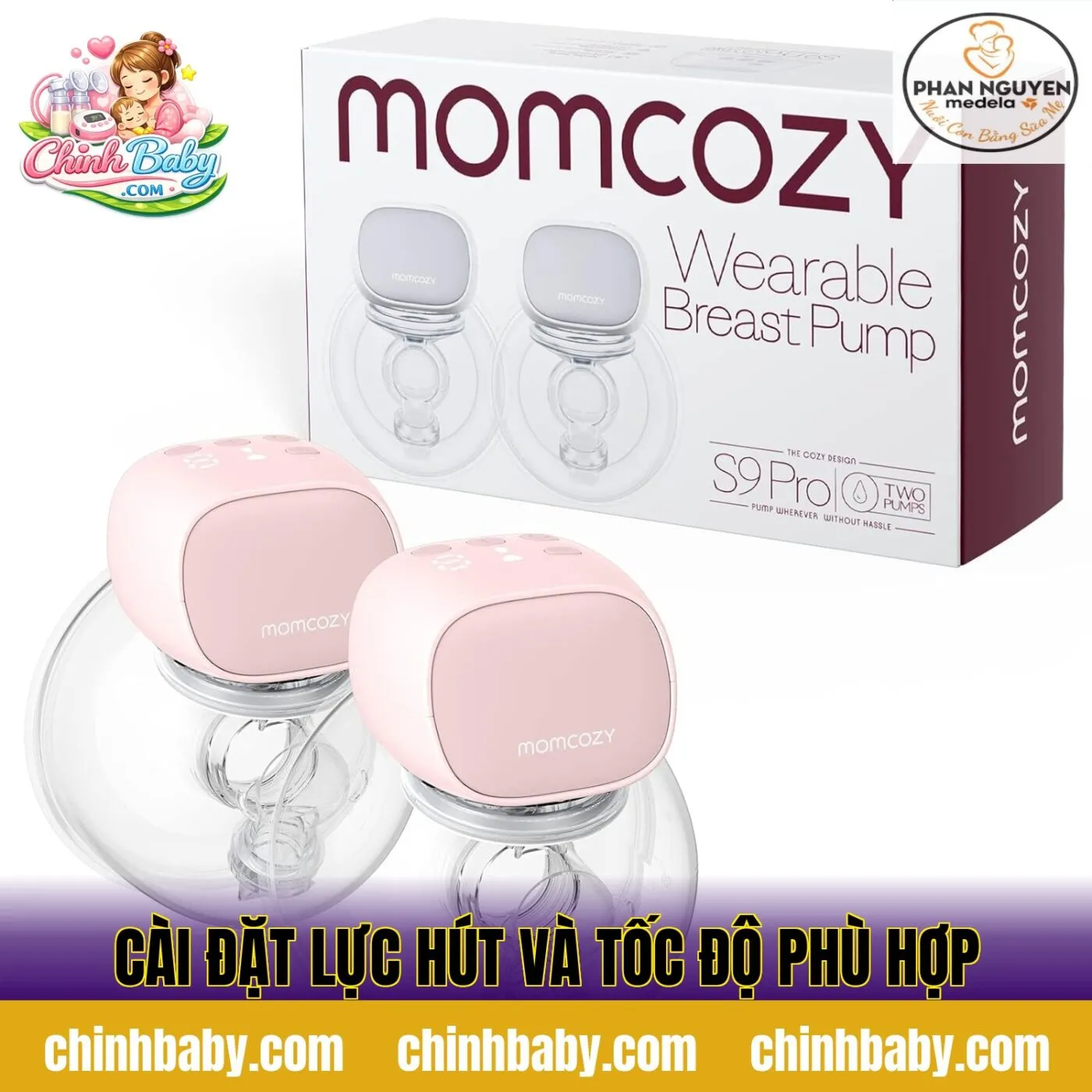 cài đặt lực hút và tốc độ phù hợp