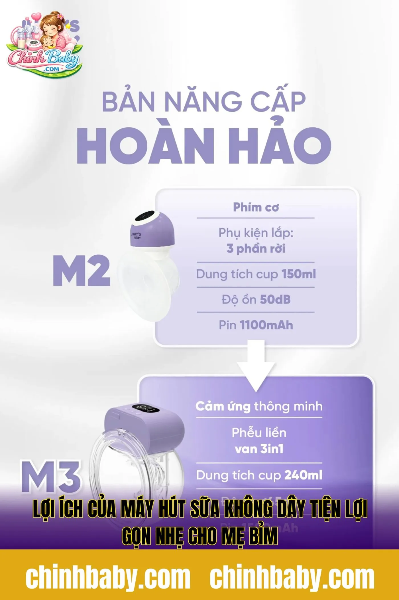 lợi ích của máy hút sữa không dây tiện lợi gọn nhẹ cho mẹ bỉm