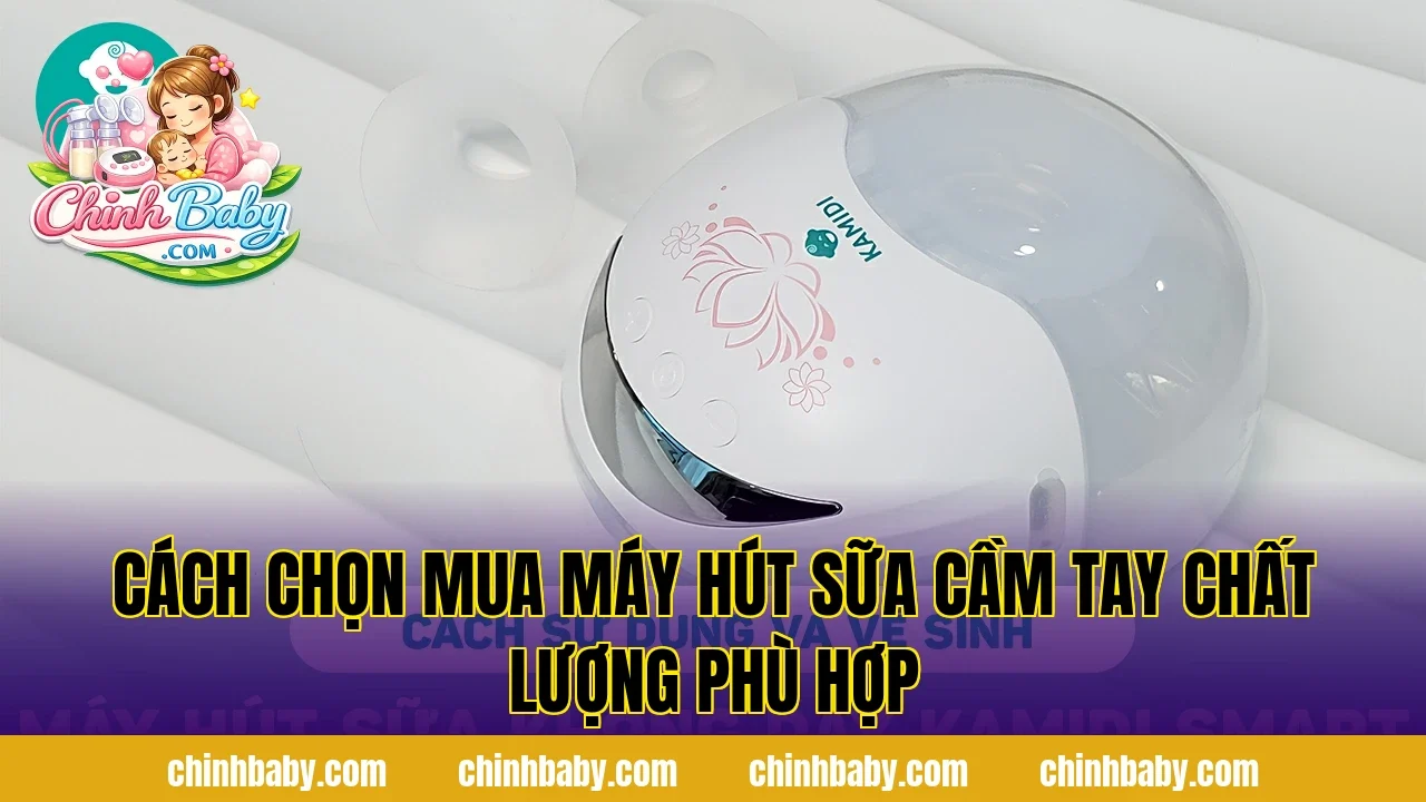 cách chọn mua máy hút sữa cầm tay chất lượng phù hợp