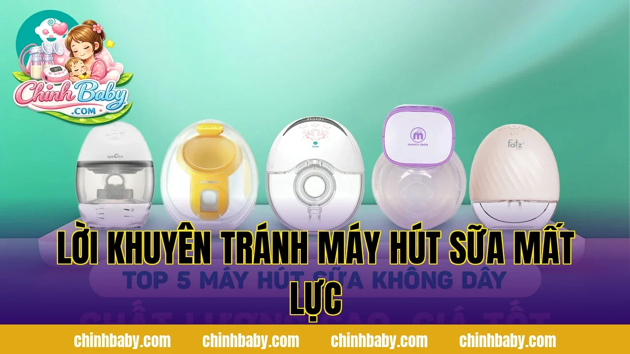 lời khuyên tránh máy hút sữa mất lực