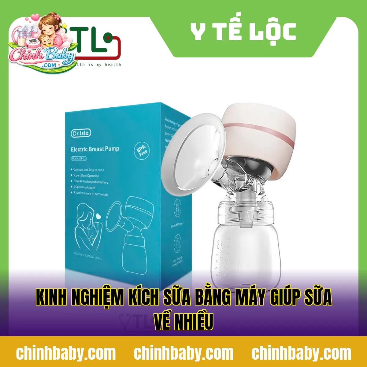 kinh nghiệm kích sữa bằng máy giúp sữa về nhiều