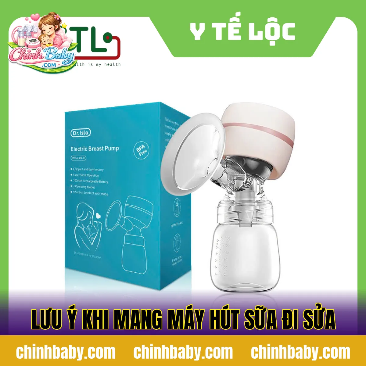 lưu ý khi mang máy hút sữa đi sửa