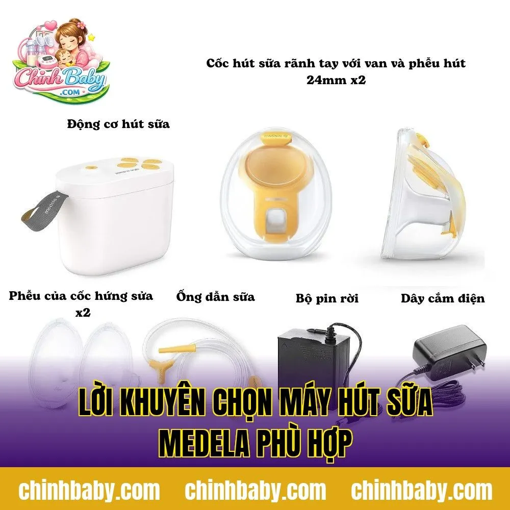 Lời khuyên chọn máy hút sữa Medela phù hợp