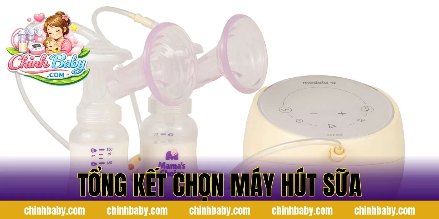 Tổng kết chọn máy hút sữa