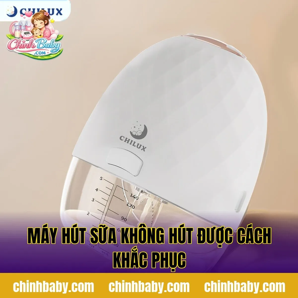Máy hút sữa không hút được cách khắc phục
