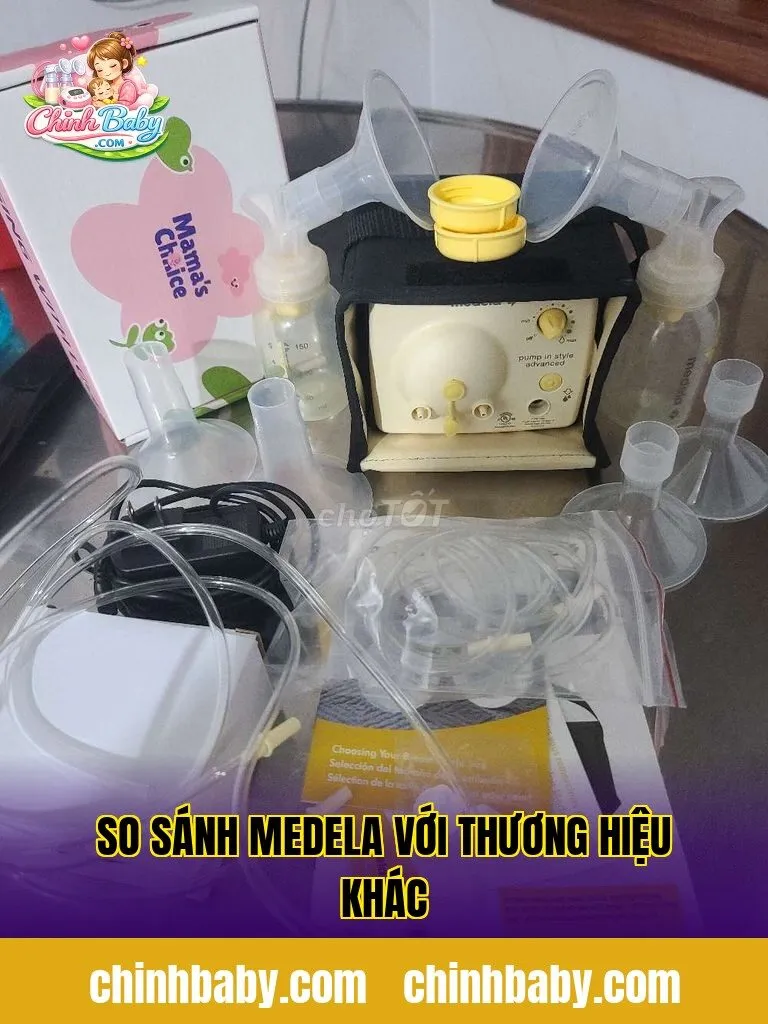 So sánh Medela với thương hiệu khác