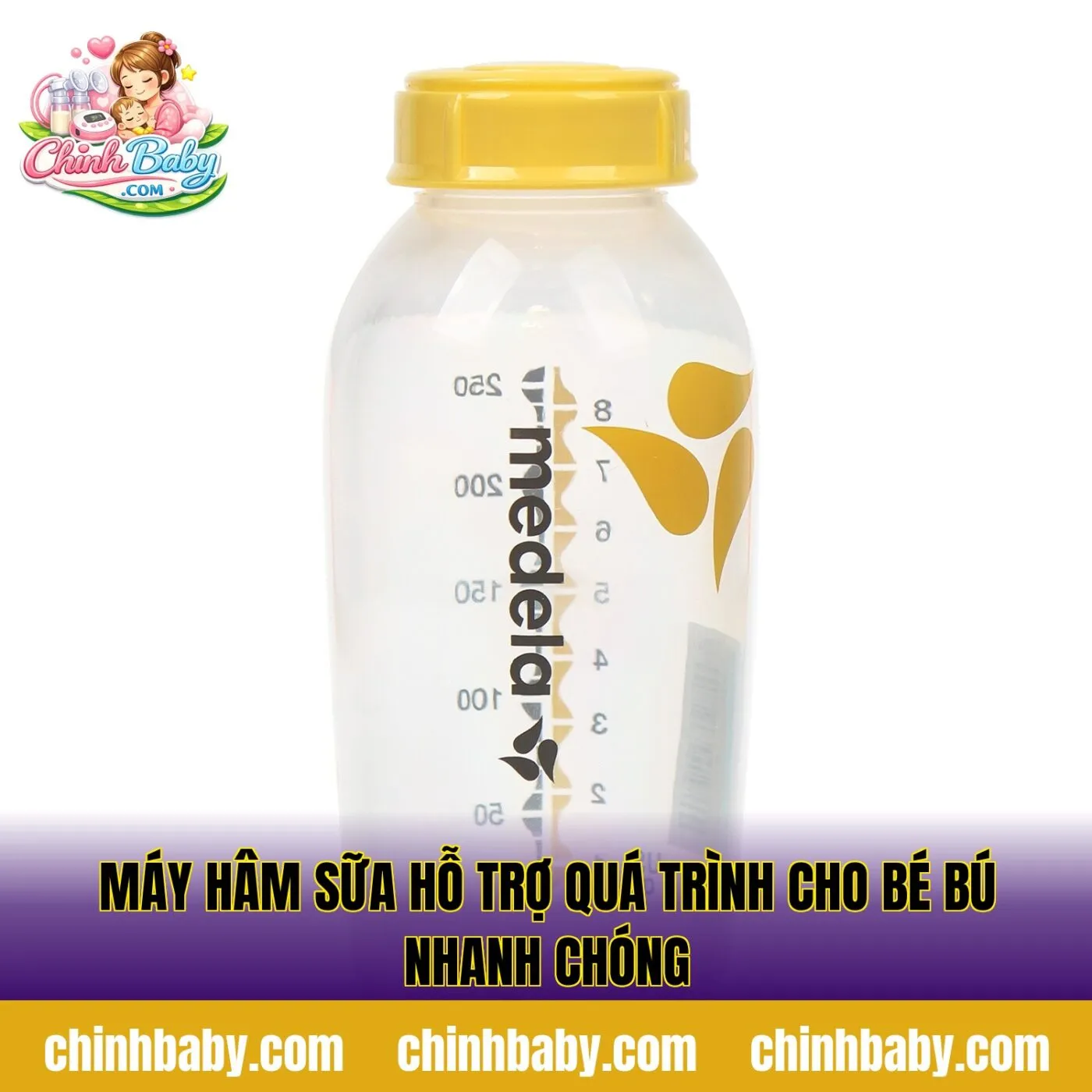 máy hâm sữa hỗ trợ quá trình cho bé bú nhanh chóng