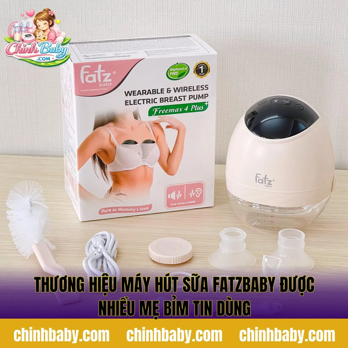 Thương hiệu máy hút sữa Fatzbaby được nhiều mẹ bỉm tin dùng
