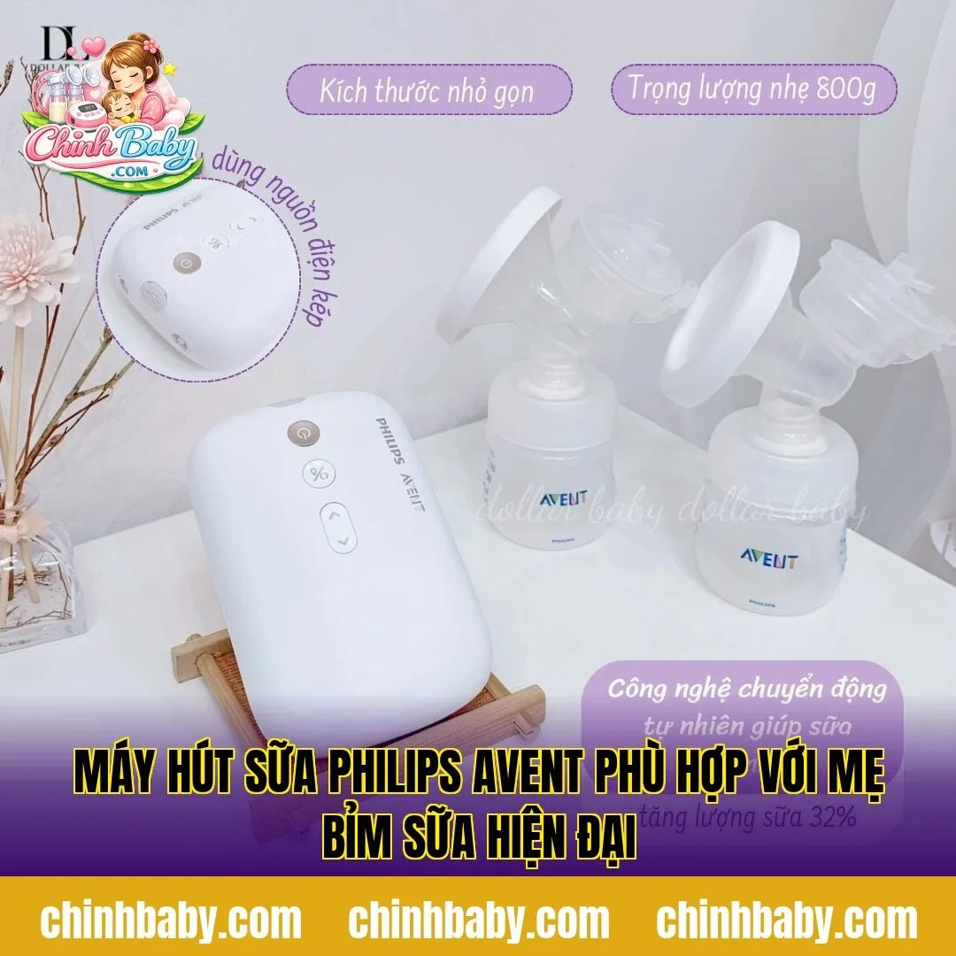 máy hút sữa Philips Avent phù hợp với mẹ bỉm sữa hiện đại