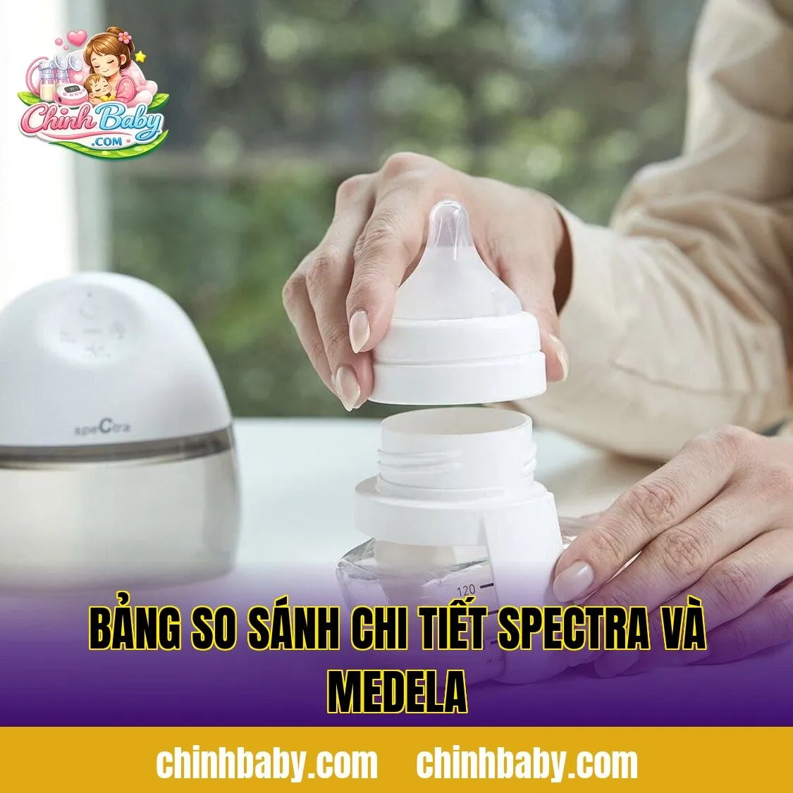 Bảng so sánh chi tiết Spectra và Medela