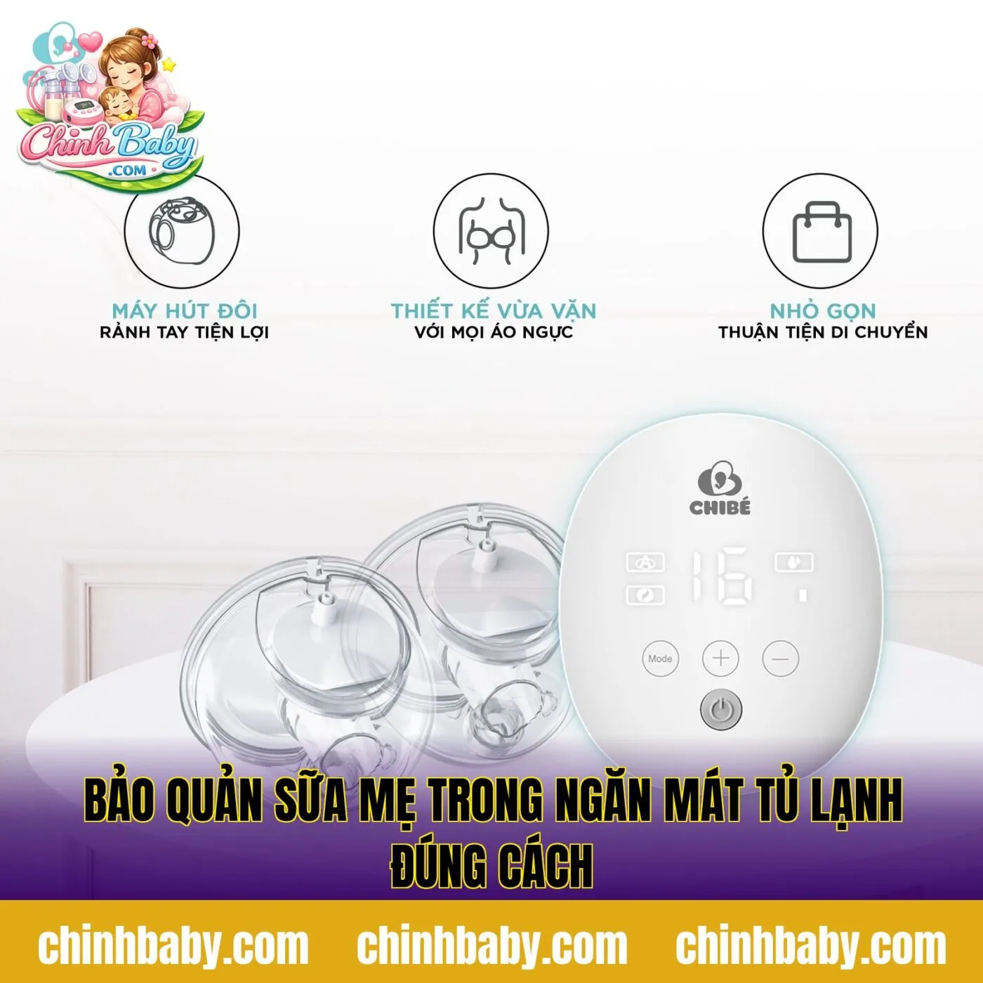 bảo quản sữa mẹ trong ngăn mát tủ lạnh đúng cách