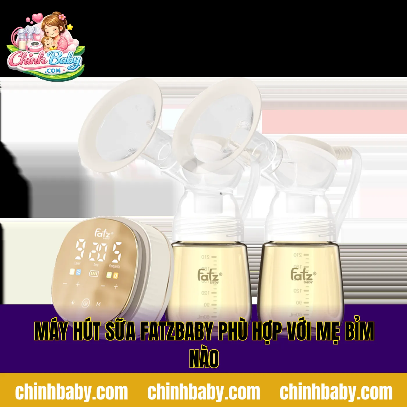Máy hút sữa Fatzbaby phù hợp với mẹ bỉm nào
