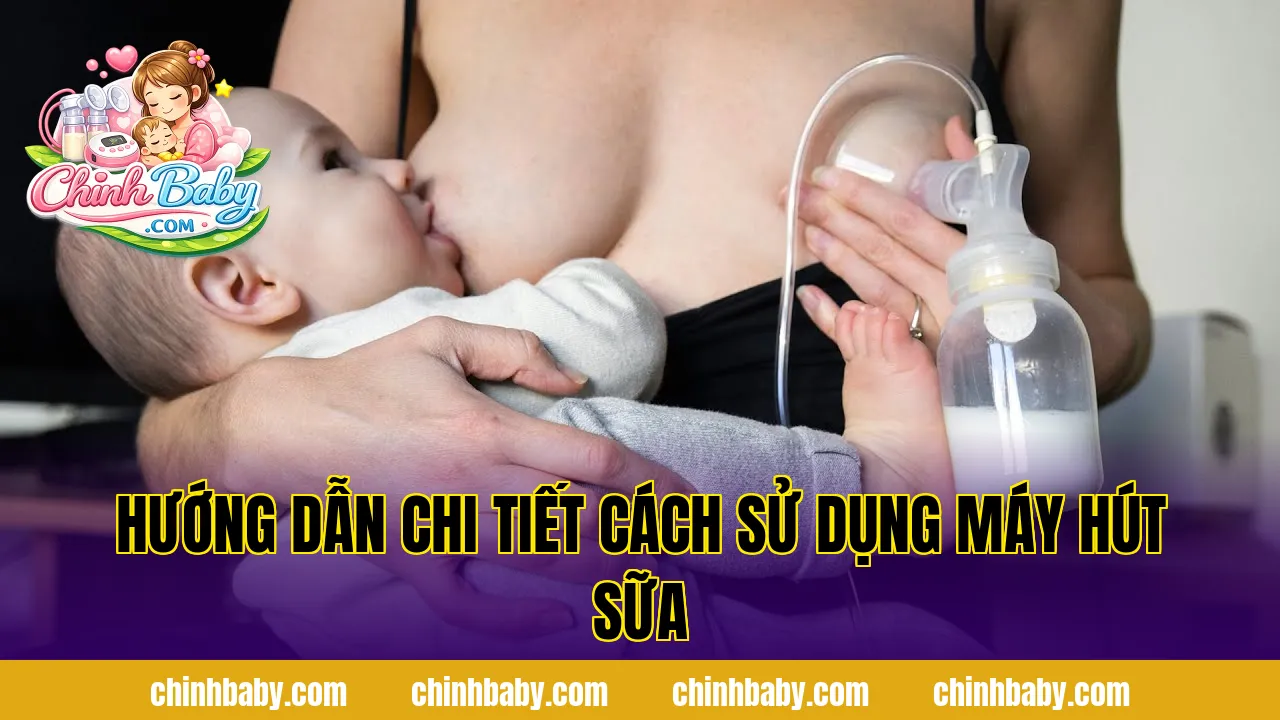 Hướng dẫn chi tiết cách sử dụng máy hút sữa