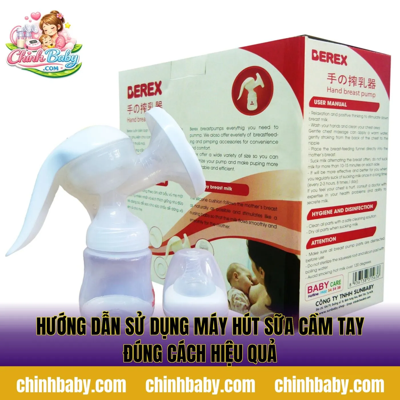 hướng dẫn sử dụng máy hút sữa cầm tay đúng cách hiệu quả